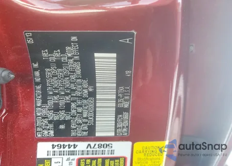 2013 Toyota Sienna Le z USA, uszkodzony, nr VIN 5TDJK3DC4DS065859